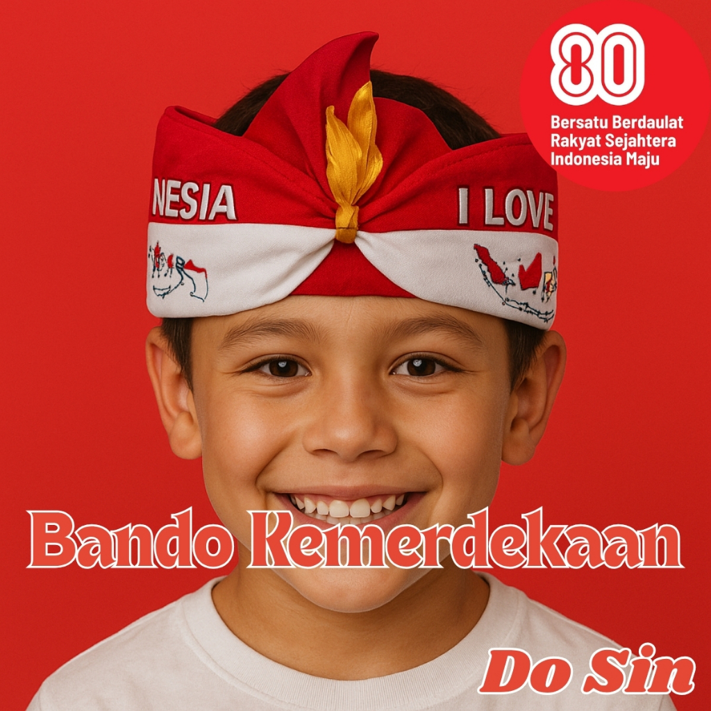 

[DS] - Bando Merah Putih Bando Kemerdekaan Bandana Ikat Kepala