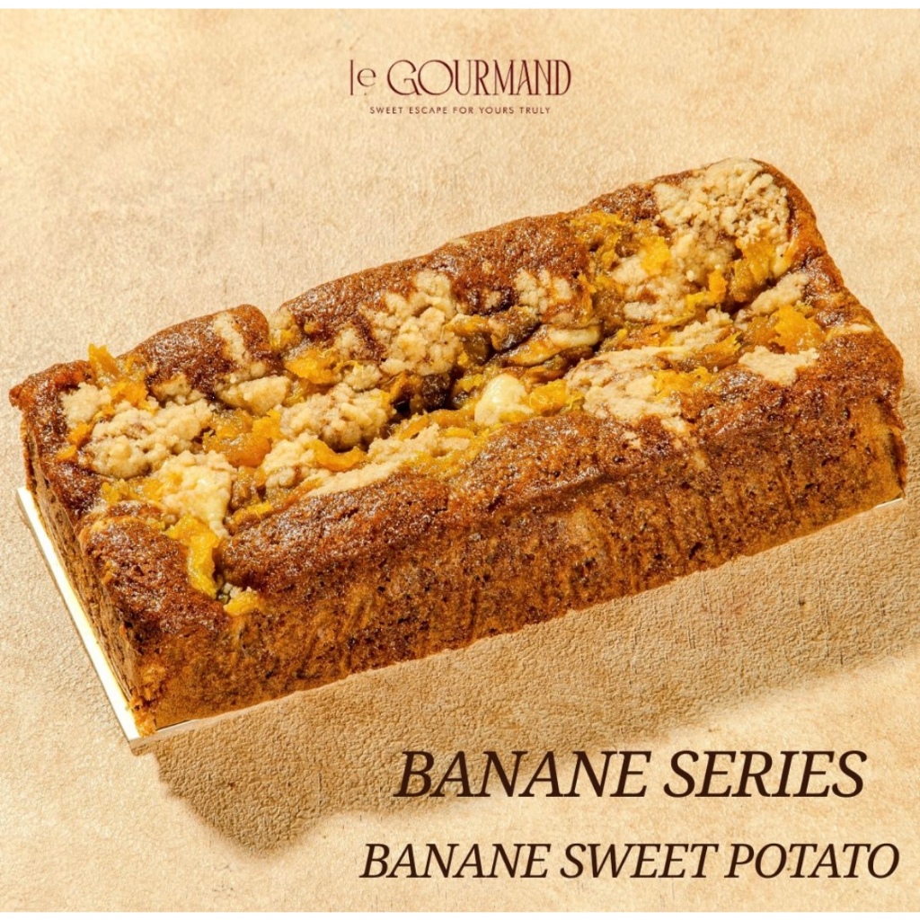 

Le Gourmand Banana Bread Sweet Potato Cheese Ube/Banana bread premium/Banana Cake Ube Cheese/Banana Cake Sweet Potato Cheese/Banana Bread Cake Original