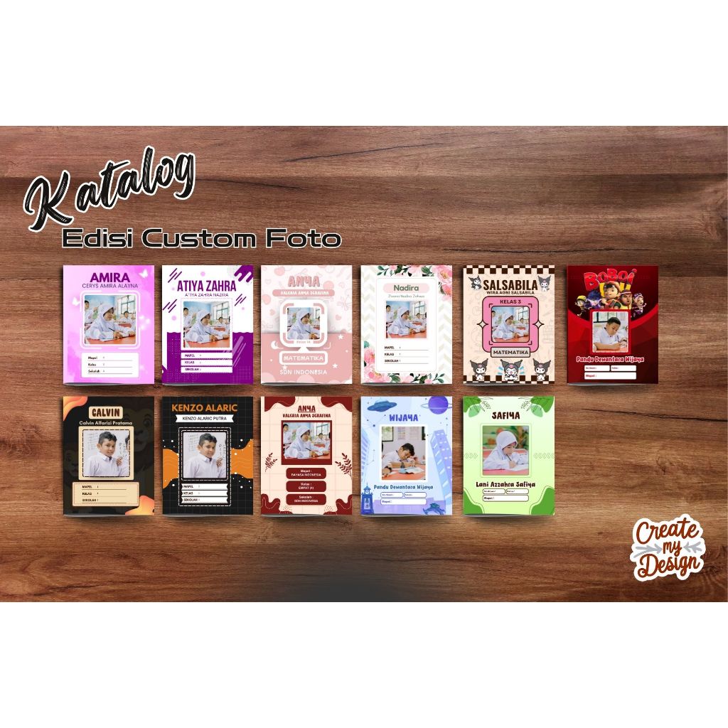 

Buku Tulis Custom edisi Custom Foto