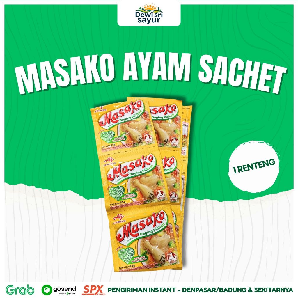 

Masako Ayam Sachet 1 Renteng – Dewi Sri Sayur