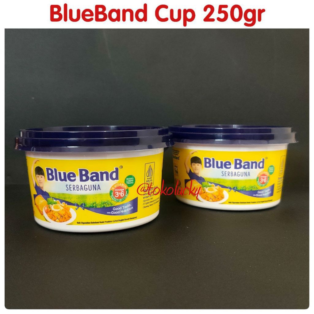 

Blueband tube 250gr/blueband tube/blue band / Blue band cup / blue band 250gr/ blue band serbaguna 250gr