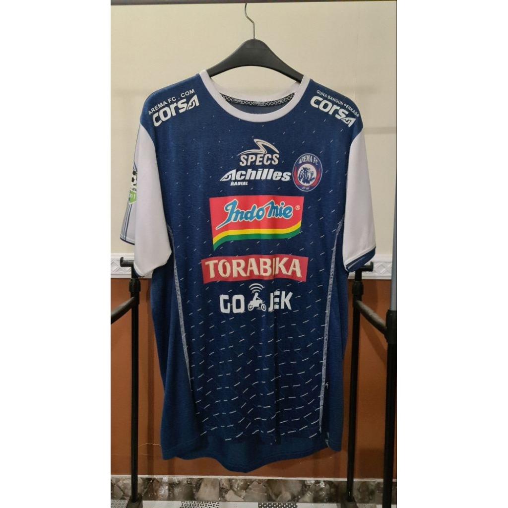 Jersey Boxset Arema FC 2018 Original Player Issue size XL