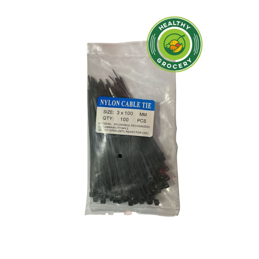 

Kabel Ties 3 x 100mm Isi 100pcs Nylon Cable tie