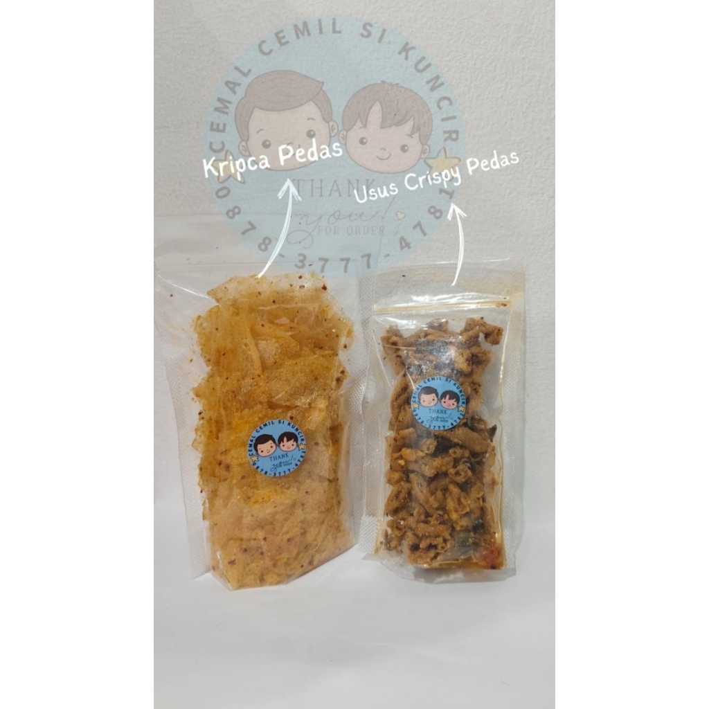 

Keripik Kaca Usus makaroni lumpia Crispy Si Kuncir