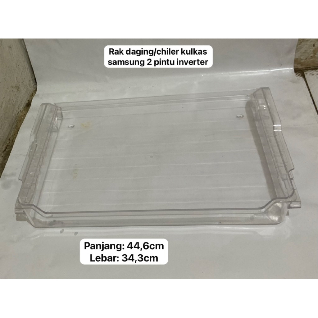 RAK DAGING / CHILLER KULKAS SAMSUNG 2 PINTU INVERTER SECOND / BEKAS ORIGINAL | RAK KULKAS SAMSUNG TE