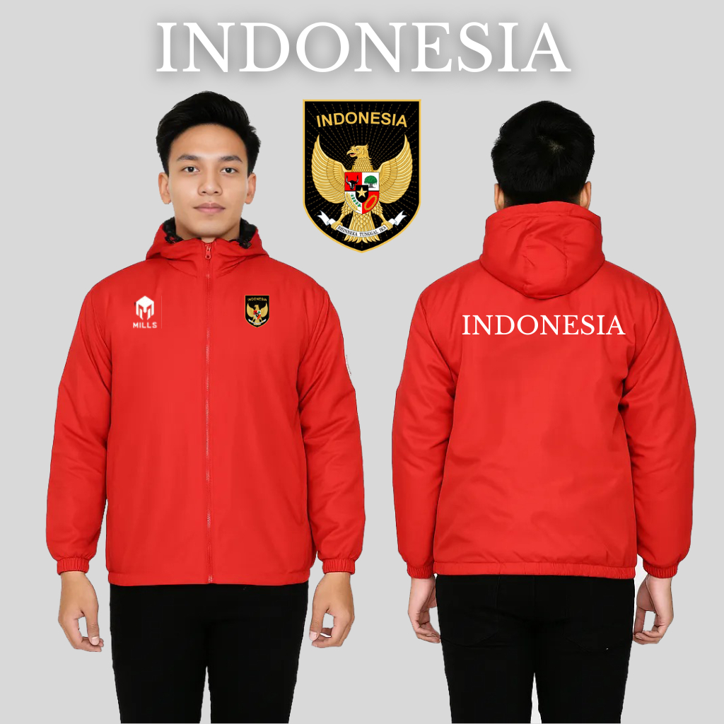 JAKET TIMNAS INDONESIA MILLS TERBARU 2025