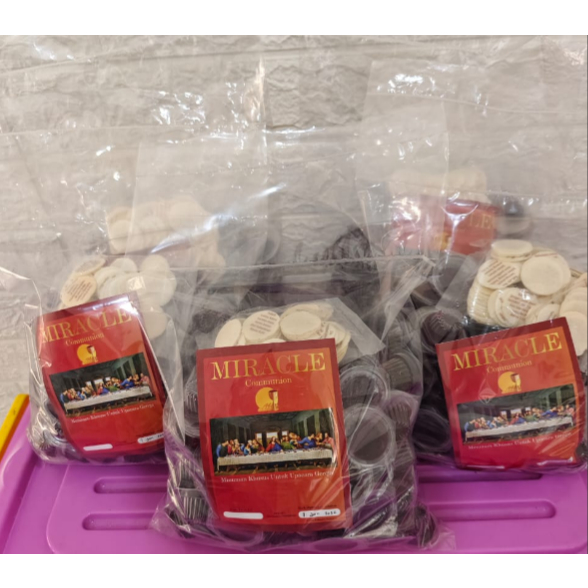 

Anggur Perjamuan cup + Hosti Polos