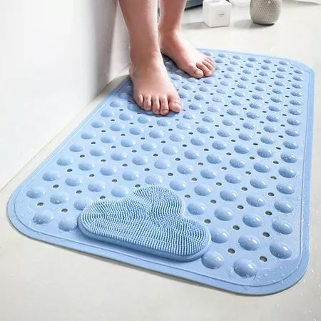 SUDOKU Shower Bath Mat / Keset Kamar Mandi PVC Anti Slip Suction Cup / Sudoku With Bursh / Keset den