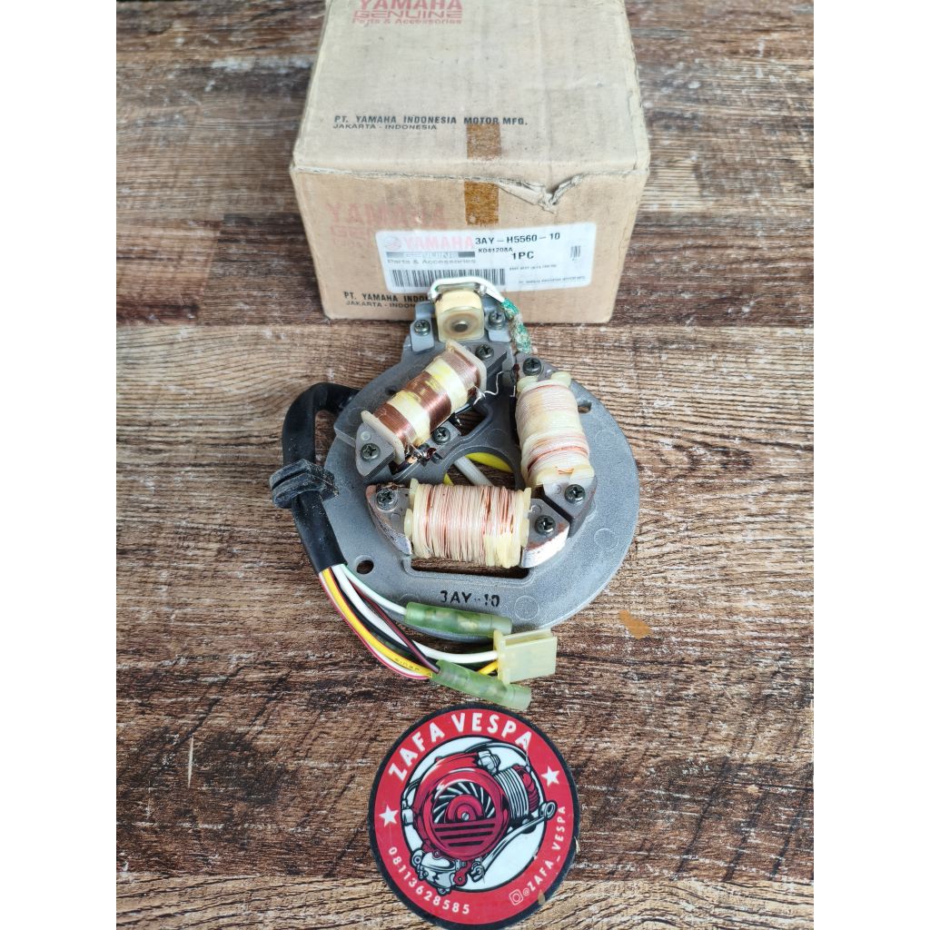 Spul Spull Stator Pulser Set Assy Yamaha Alfa Champ Sigma 3AY Original NOS