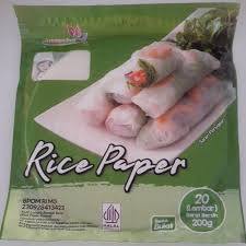 

Rice Paper Round / Kulit Lumpia Vietnam Bulat / Rice Spring Roll / Banh Trang [HALAL] / Rice Papper Salad Wrap