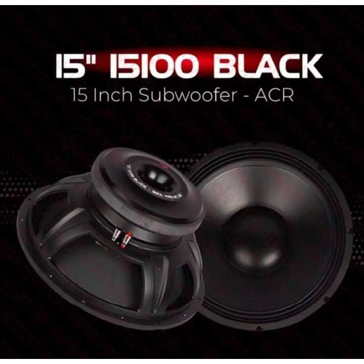 Speaker ACR 15 Inch ACR 15100 Black Series New Subwoofer 15 Inch ACR