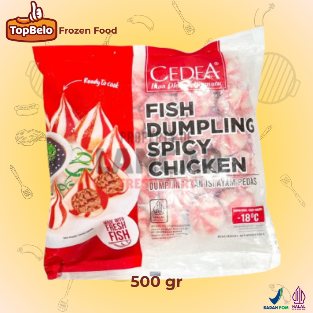 

Cedea Fish Dumpling Spicy Chicken 500gr - Top Belo Frozen Food