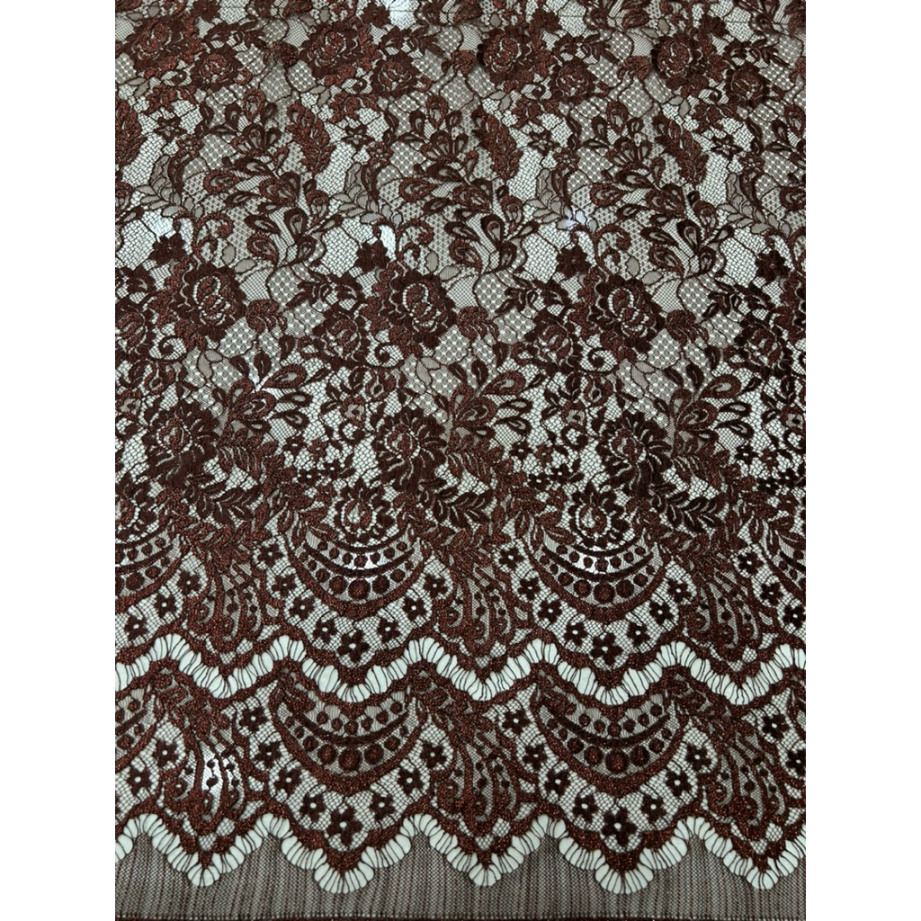 Lace Panel Luxor Metalic/Brukat metalic/Brukat semi francis/Kain Brukat D#tgm2956