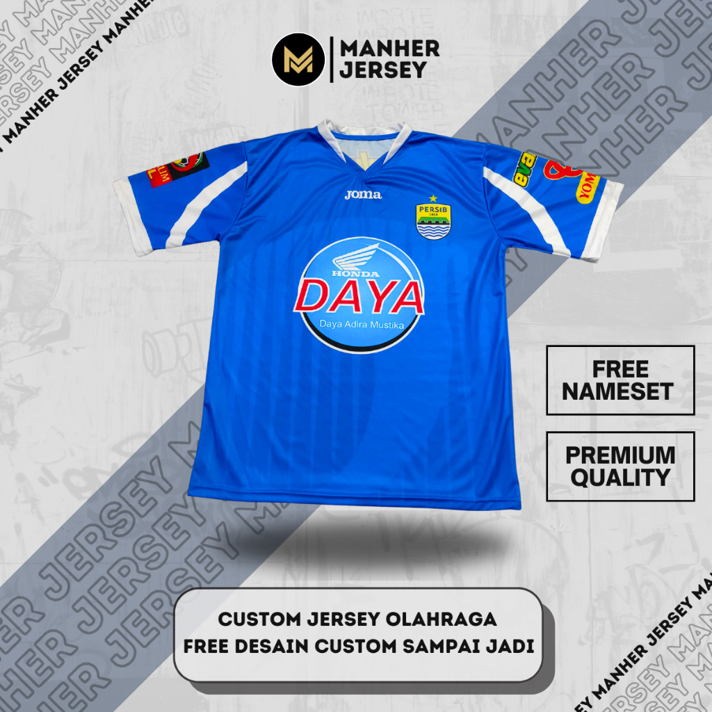 Jersey Persib Bandung 2010 Full Printing Custom