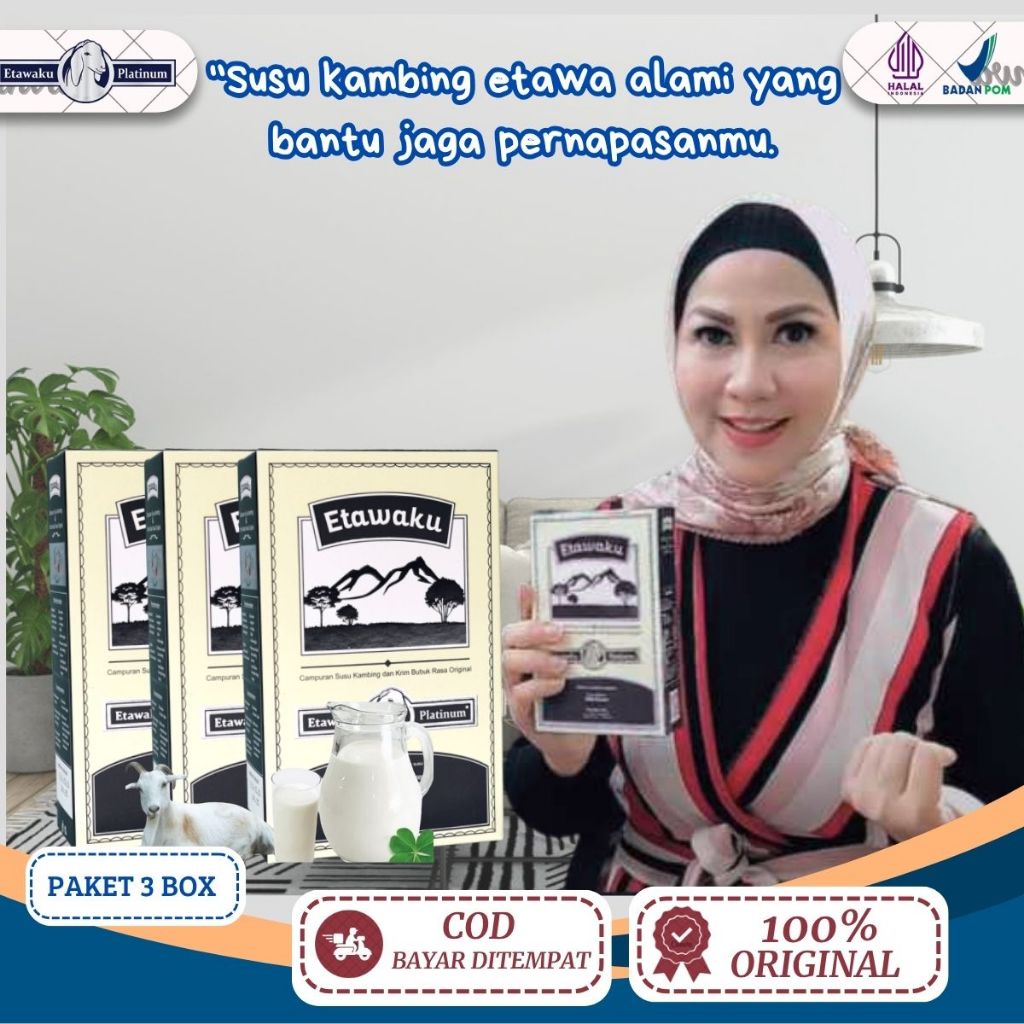 

SUSU ETAWAKU PAKET 3 BOX- ATASI GANGGUAN PERNAFASAN