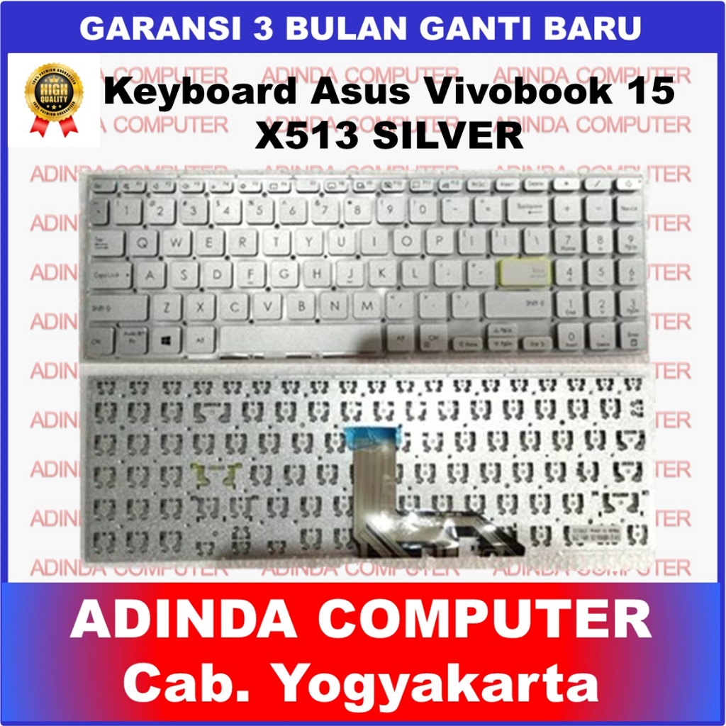 Keyboard Asus Vivobook 15 X513 K513 M513 M513IA M513UA Silver
