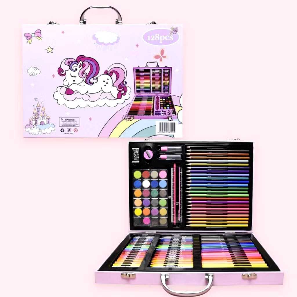 

Crayon Mewarnai Crayon Set Alat Mewarnai Spidol Warna Warni 1 Set Crayon Anak Koper Set 128 Set