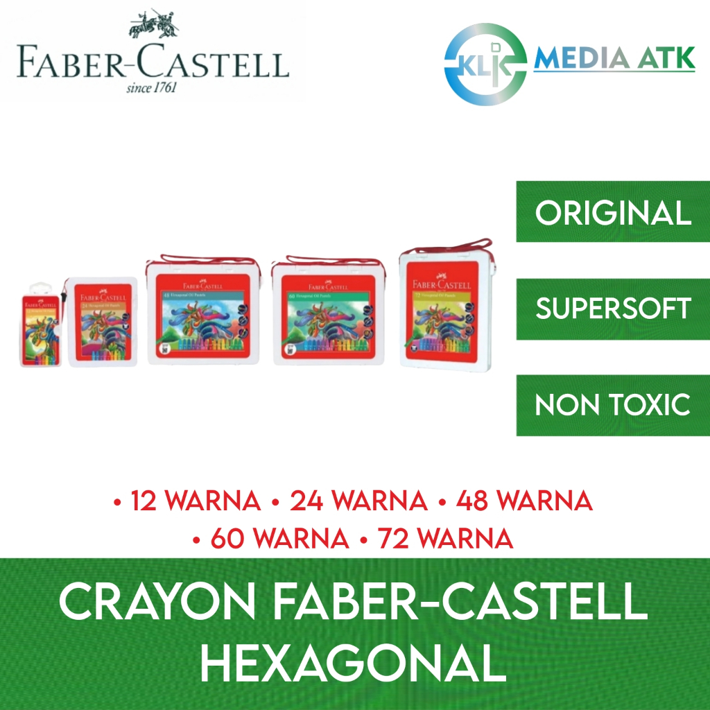 

Crayon / Oil Pastel Faber-Castell Hexagonal Plastic Bag