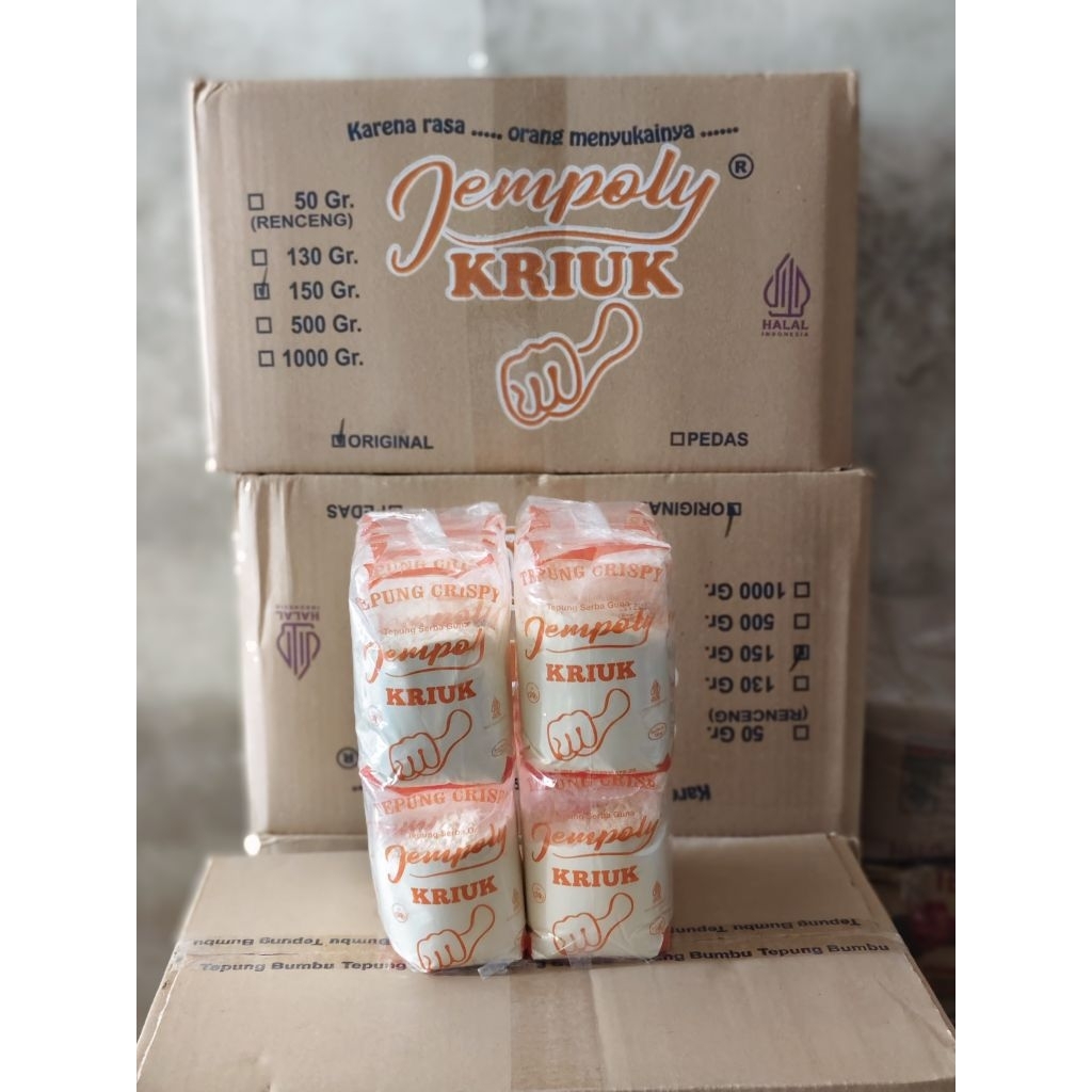 

[57makmur.id] TEPUNG BUMBU JEMPOLY KRIUK 150GR ORIGINAL