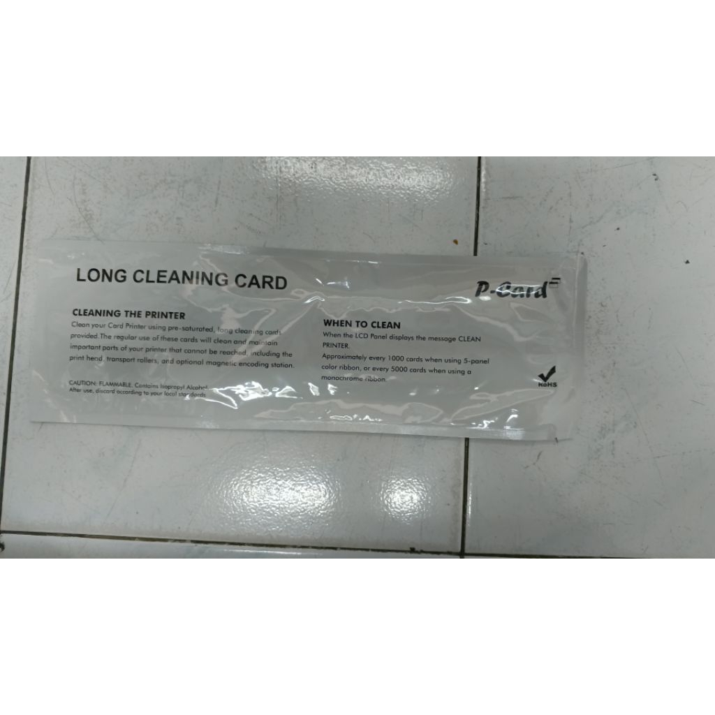 Cleaning Kit Evolis / Long Cleaning / Cleaning