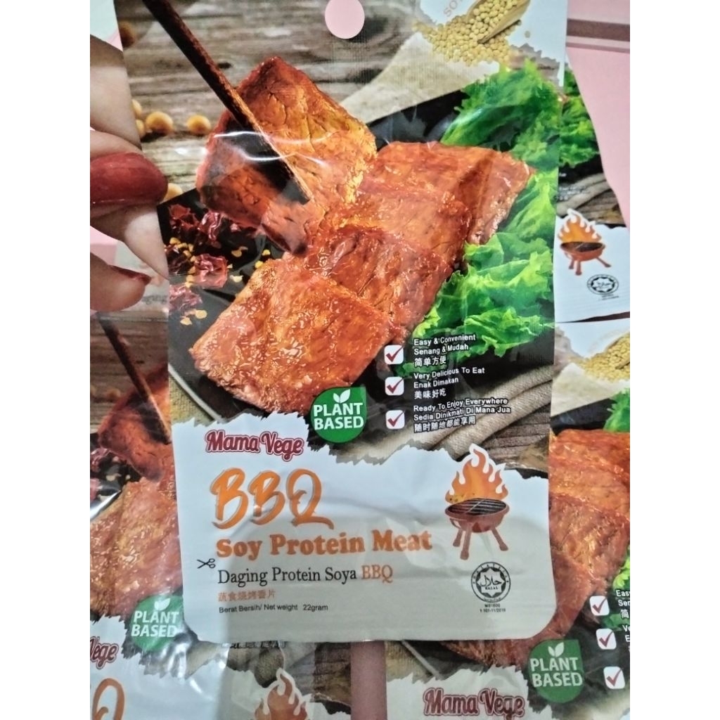 

Mama Vege BBQ Soy Protein Meat – Plant Based, Vegan (22g)