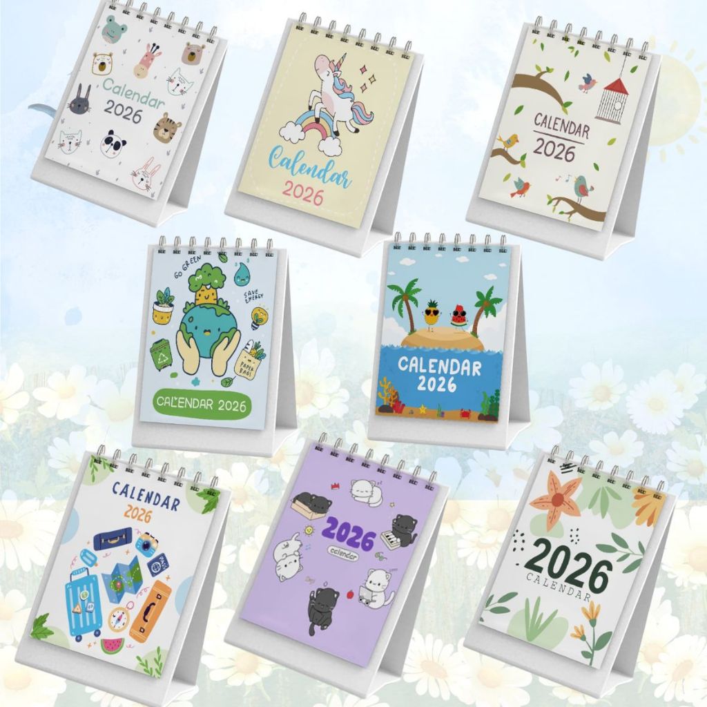 

KALENDER 2026 AESTETIC / KALENDER MINI STAND 2026 / KALENDER MINI 2026 / KALENDER 2026 by.TOOKE