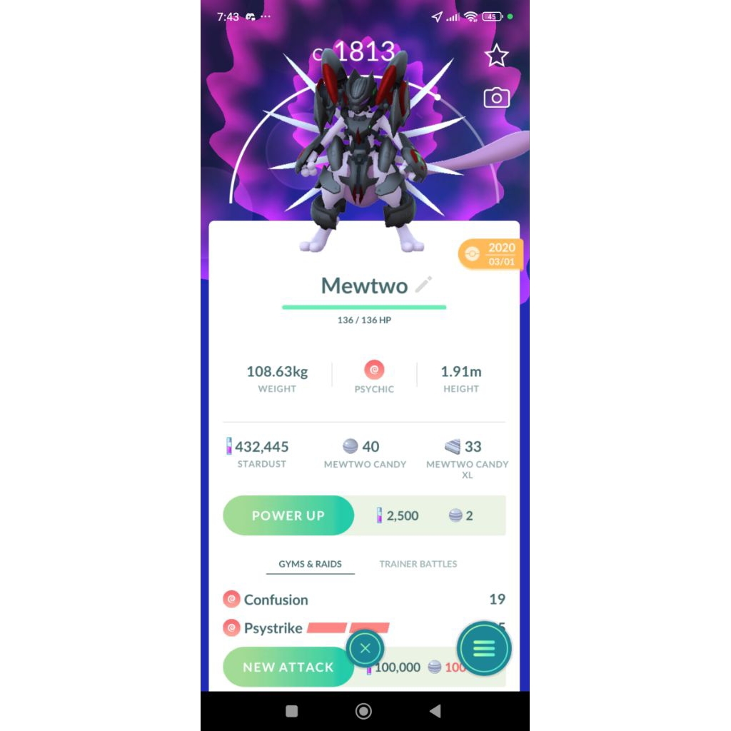 Armored Mewtwo, exclusive 2019 dan 2020