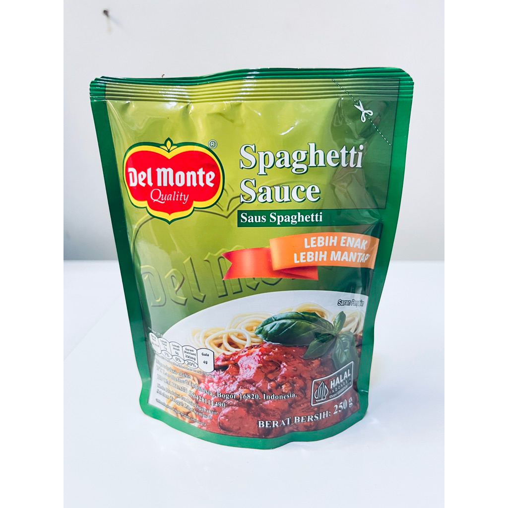 

Delmonte spaghetty sauce 250gr || saus spagheti || saus spageti Delmonte