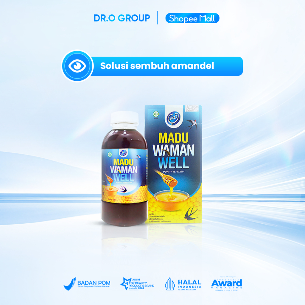 Dr O - Wamanwell/Madu Amandel Herbal/Sembuh Amandel Tanpa Operasi