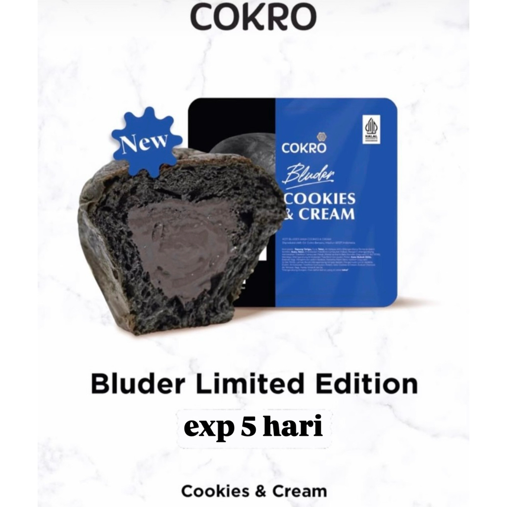 

Cokro Bluder Cookies & Cream Varian Terbatas