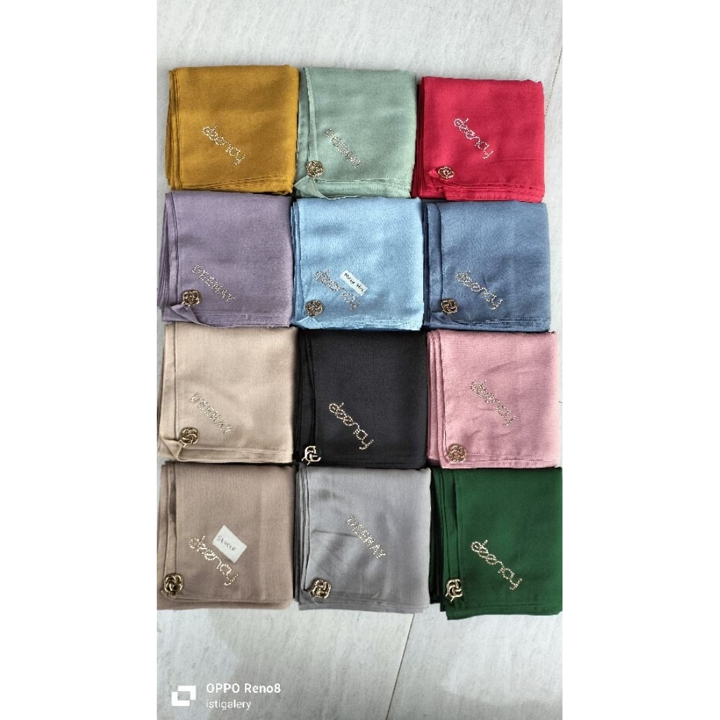 hijab denay polos lizamate gold