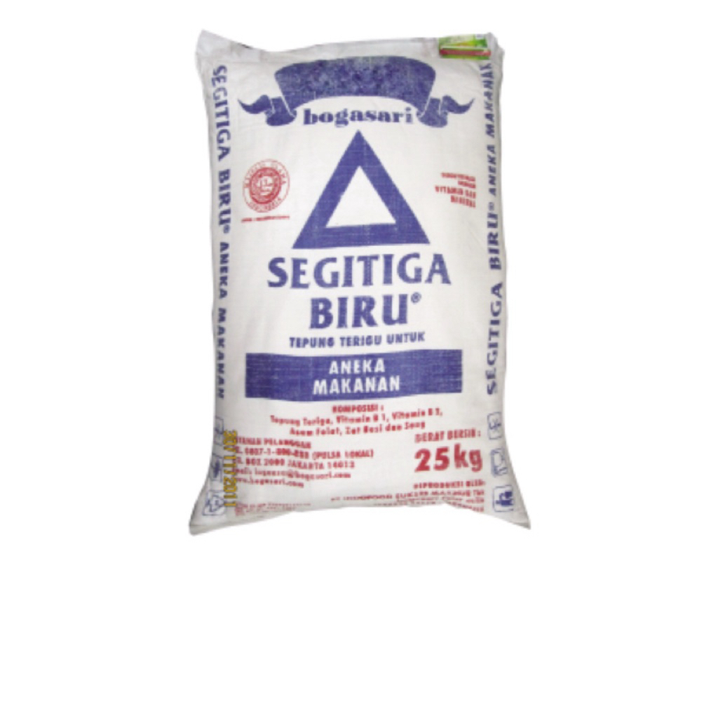 

Bogasari Segitiga Biru Tepung Terigu 25 kg – Serbaguna untuk Aneka Makanan