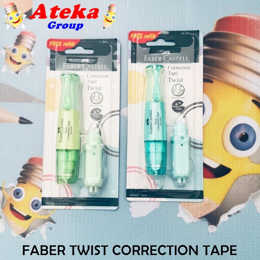 

[1 PCS] FABER CASTELL TWIST CORRECTION TAPE PITA KOREKSI