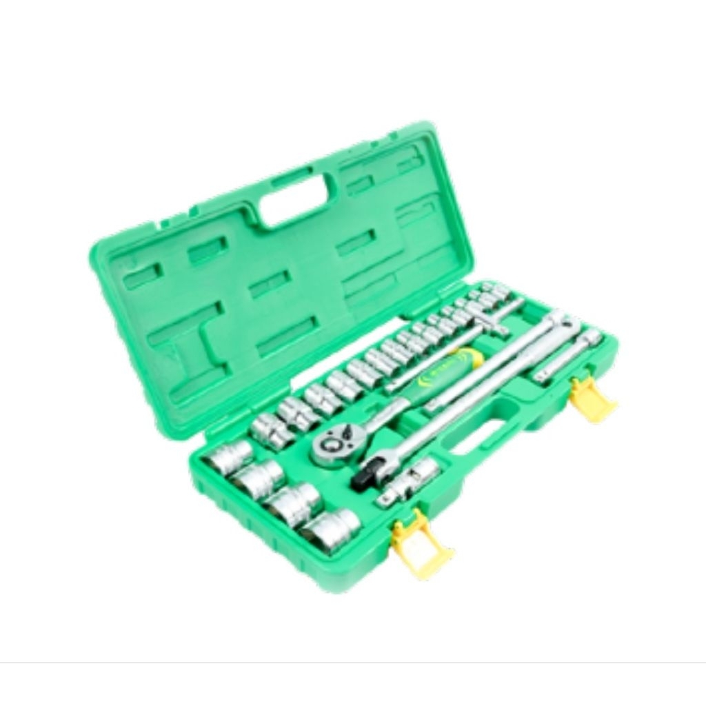 TEKIRO KUNCI SOK SET 24PCS INCHI 1/2 DR HAND SOCKET SET 24 PCS TEKIRO INCHI 1/2 INCH