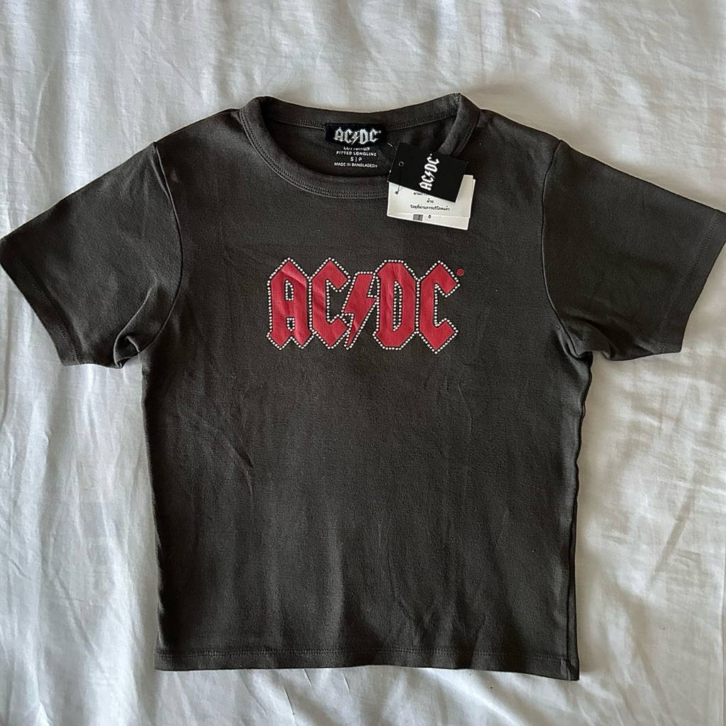 crop top acdc y2k cotton on new