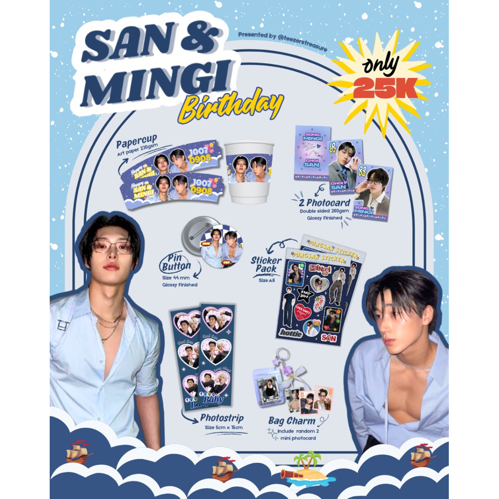 MINGI SAN BIRTHDAY KIT Goodies by Teezerstreasure