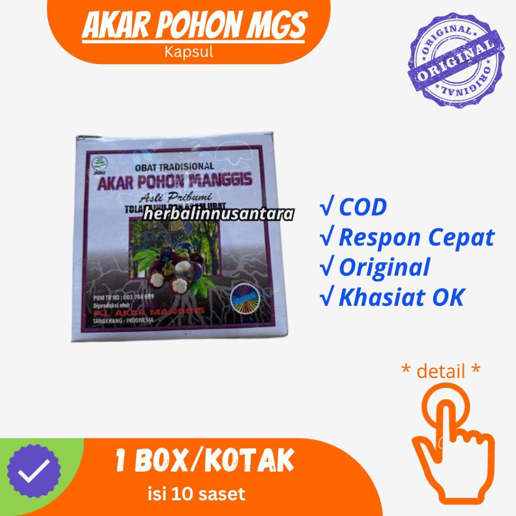 

AKAR POHON MANGGIS ASLI 1 BOX ISI 10 SASET