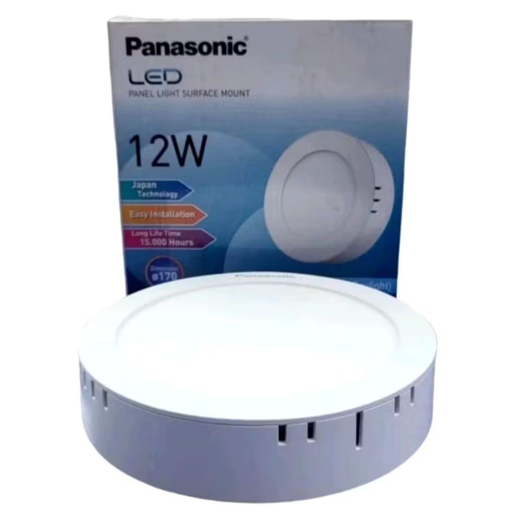Panasonic Lampu Downlight LED Bulat 12w Outbow/LED panel plafon 12w Outbow