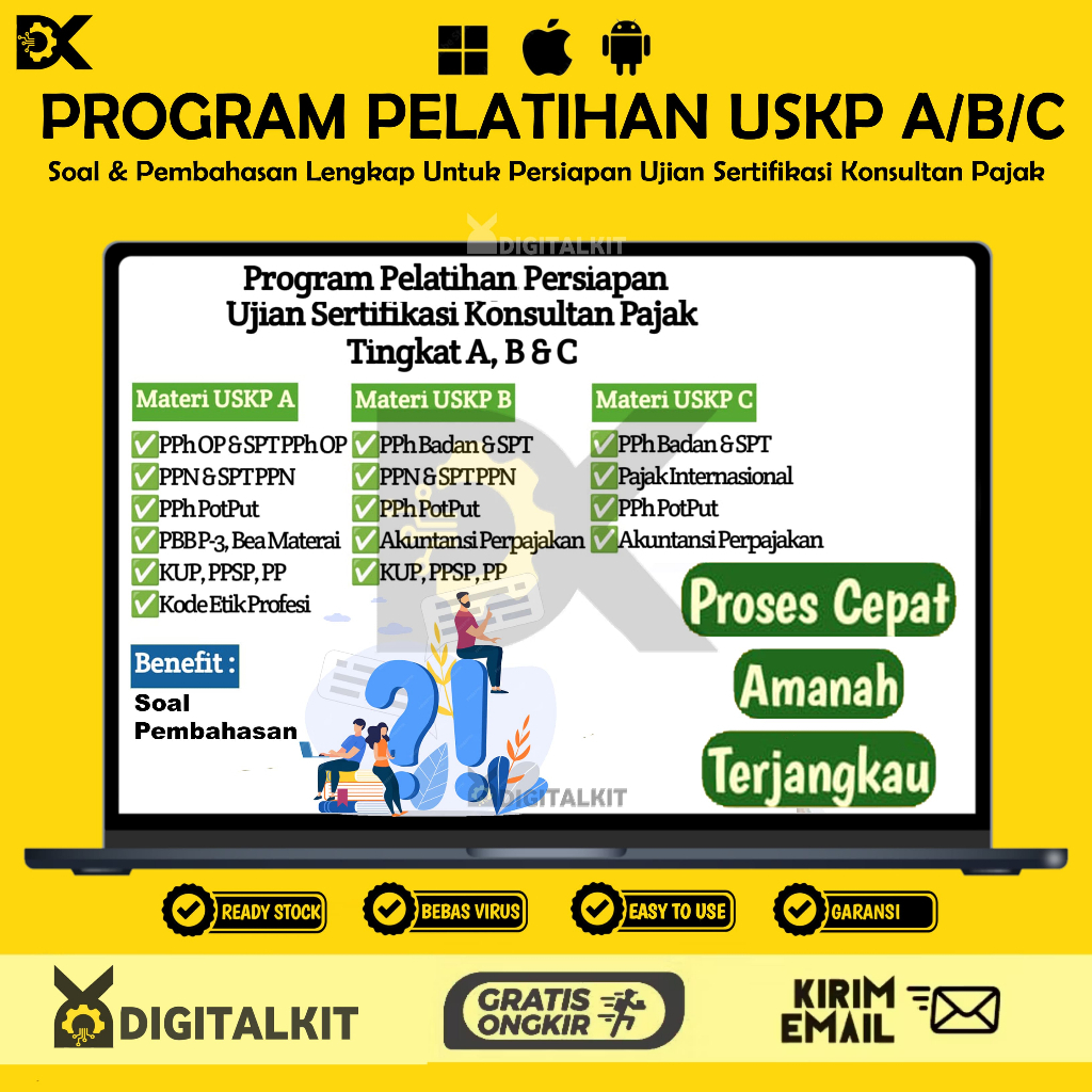 MODUL SOAL JAWAB USKP REVIEW LENGKAP TINGKAT A, B & C