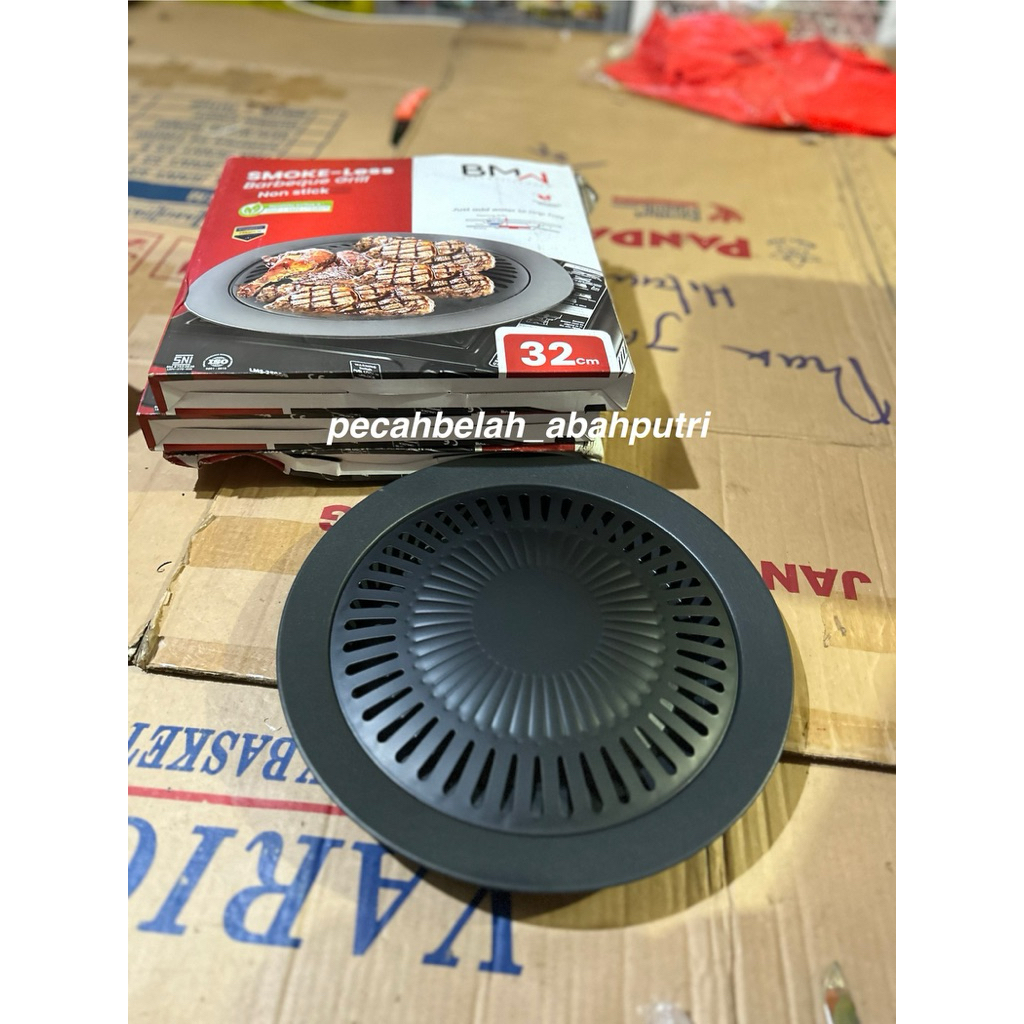 Panggangan BBQ Bulat BMW/ Smokeless BBQ Grill BMW 32 Cm