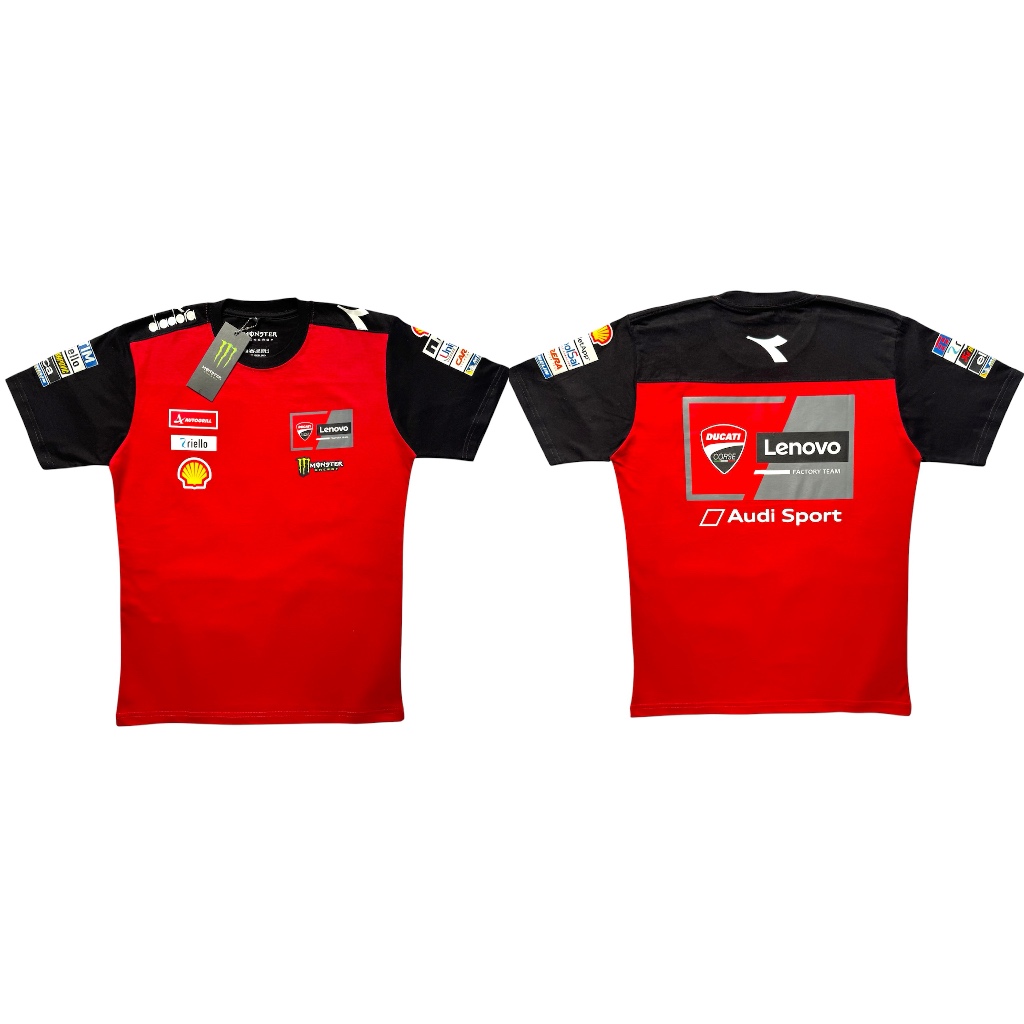KAOS TSHIRT DUCATI CORSE LENOVO MOTOGP MX MOTOCROSS TRAIL RACING
