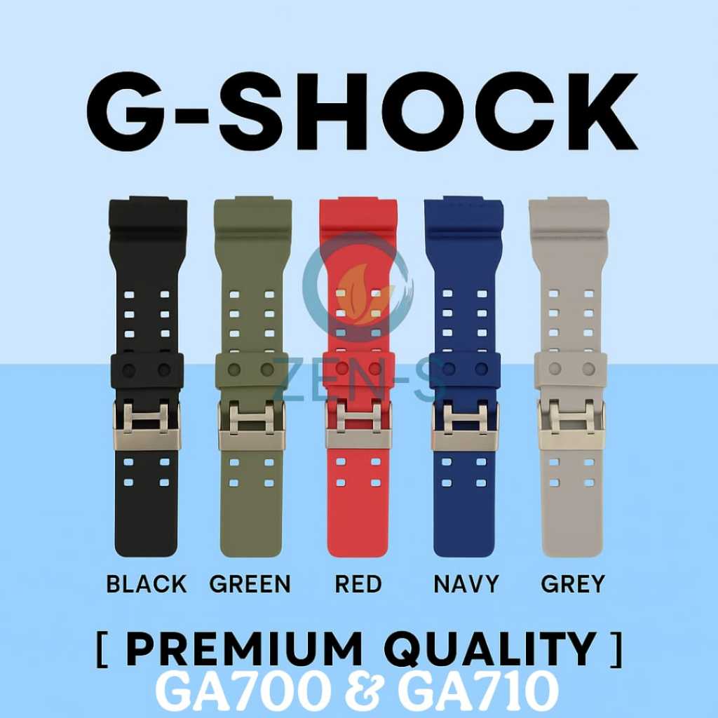 Tali Jam Tangan G-Shock GA700 & GA710 GA 700 GA 710 Strap Tali Jam Tangan Casio Gshock GA700 GA710 C