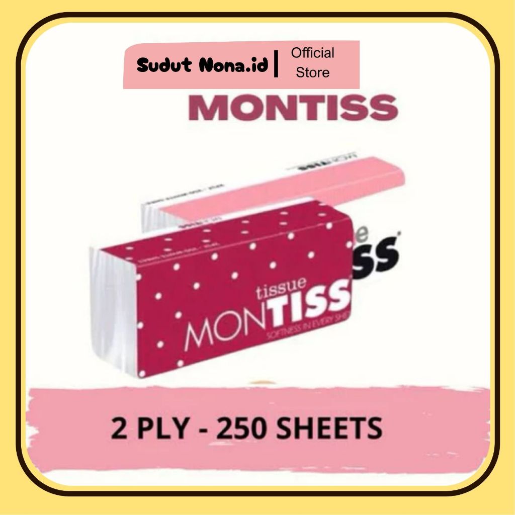 Tisue Montis 250 sheets 2ply