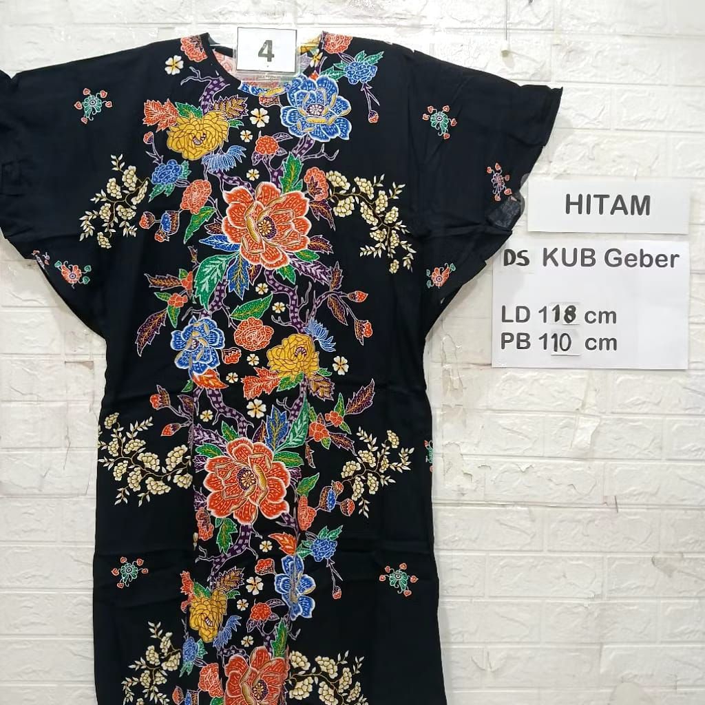 Daster Kencana Ungu Asli Label Biru Asli Motif Bunga Bumil Daster Tali Wanita Remaja Perempuan Pende