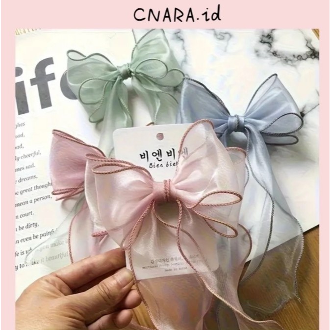 

[1 Meter] Pita Organza 4 cm per meter !! grosir murah eceran