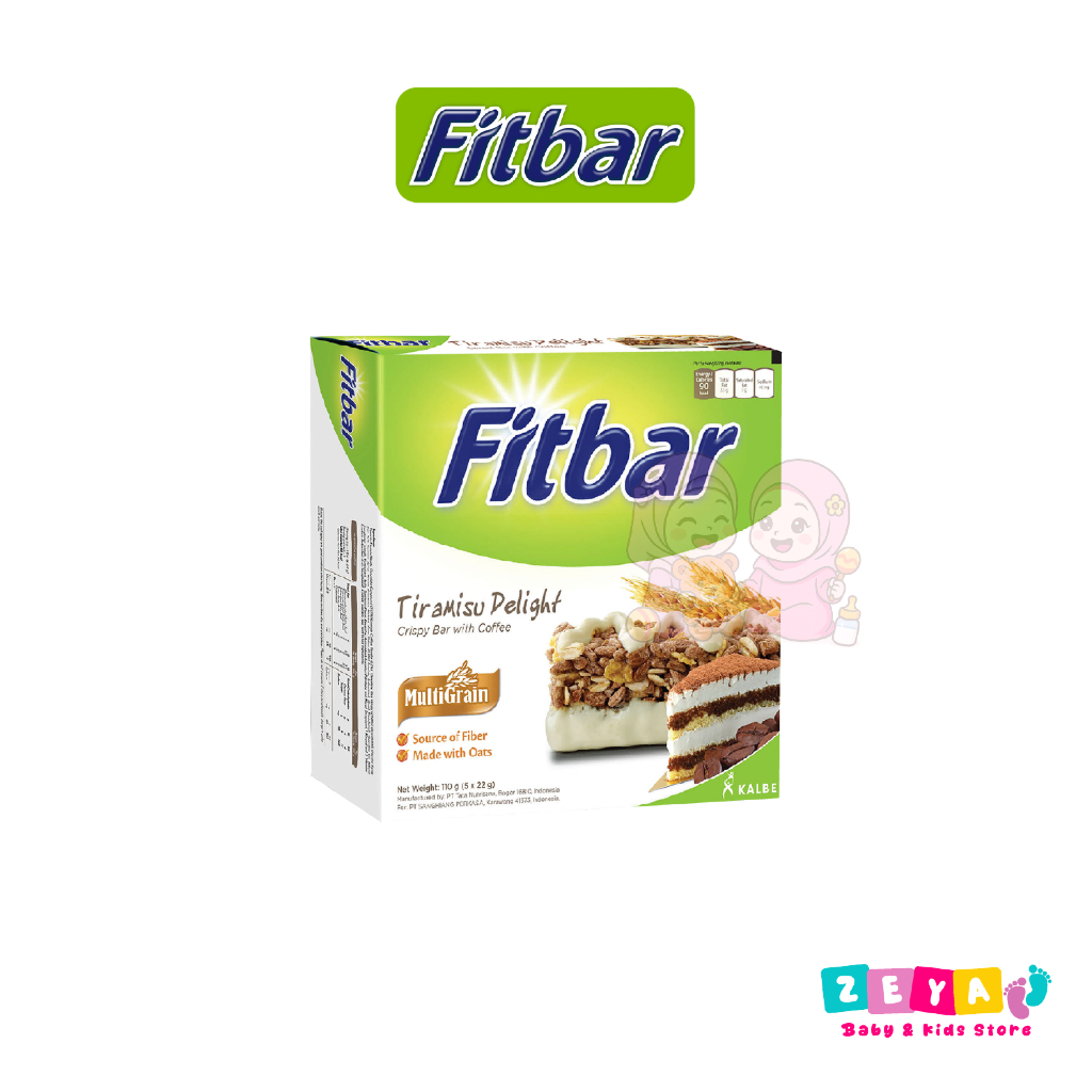 

FITBAR MULTIGRAIN 5x20g Tiramisu Fruits Choco Delight | ZEYA Baby & Kids Store