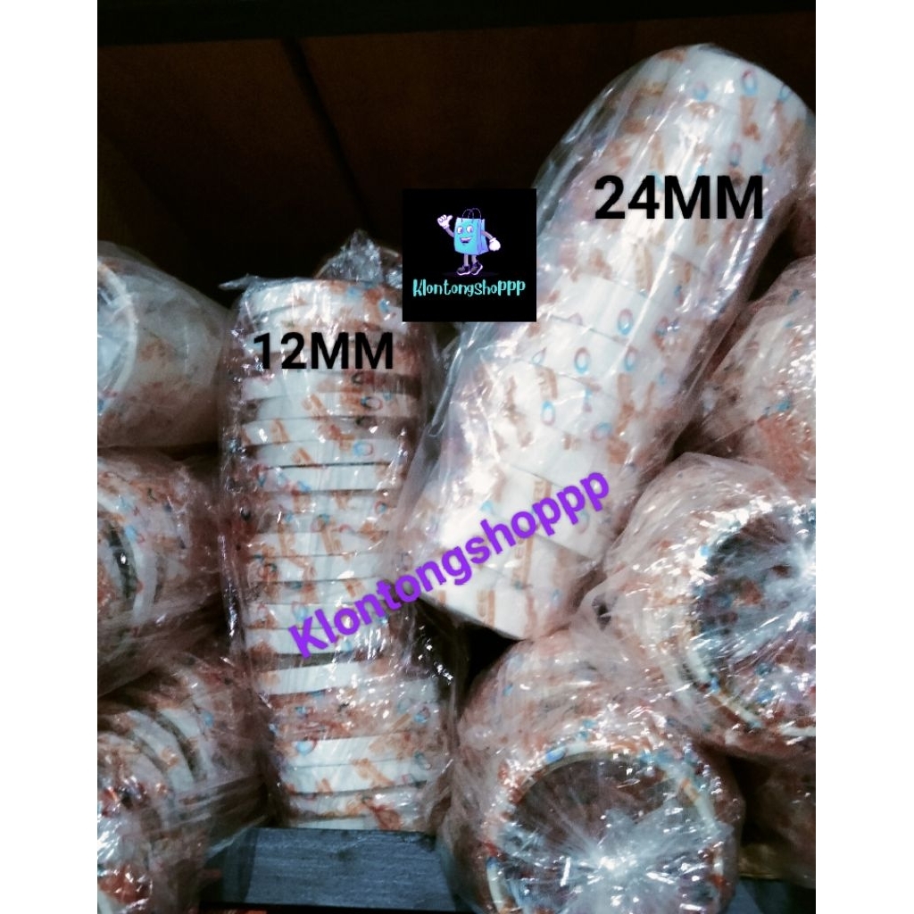 

[1Slop] Double Tape /Solasi Bolak-balik Orlee 12Mm Isi 24Pcs Dan 24Mm Isi 12Pcs