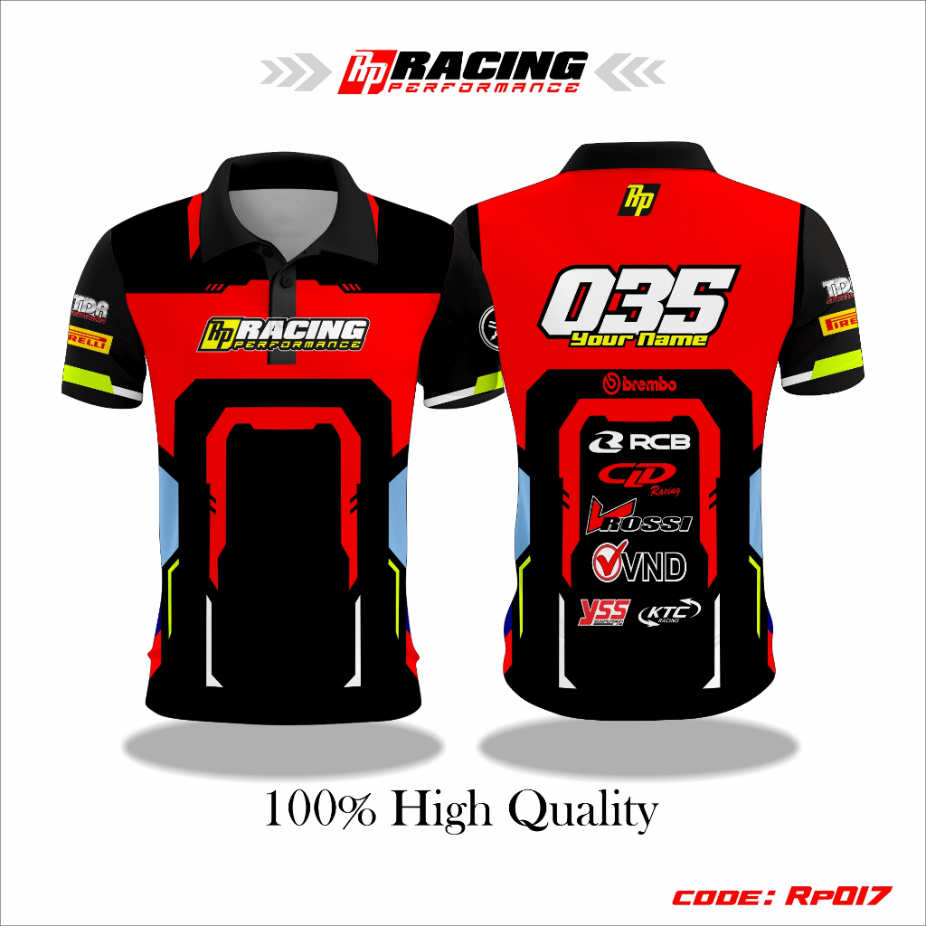 Racing Performance 017 - Jersey Road Race Full Printing - Jersey Racing Balap Desain Keren