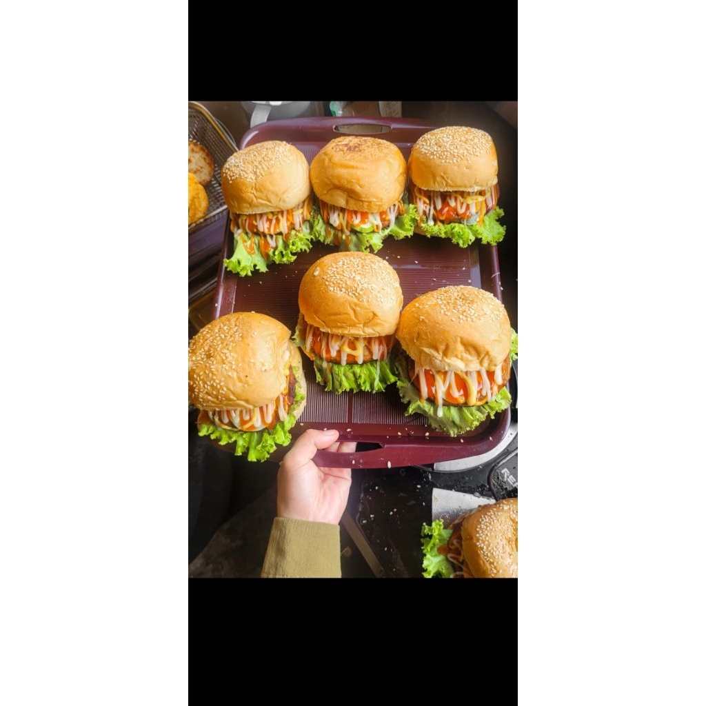 

Beef Patty Burger / Chicken Patty Burger HOME MADE PREMIUM