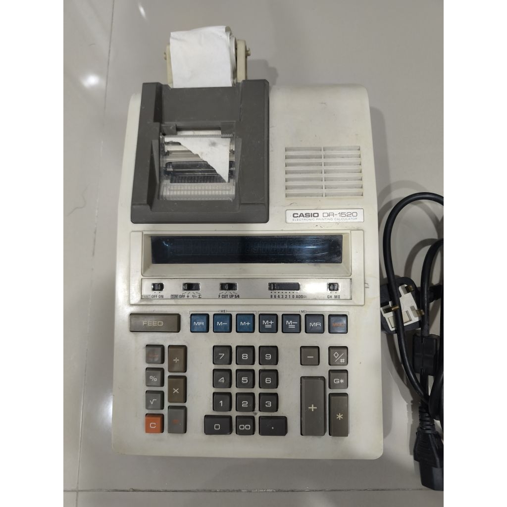 

electronic printing calculator casio